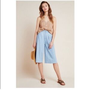 Anthropology Mina Chambray Culottes
Size 27